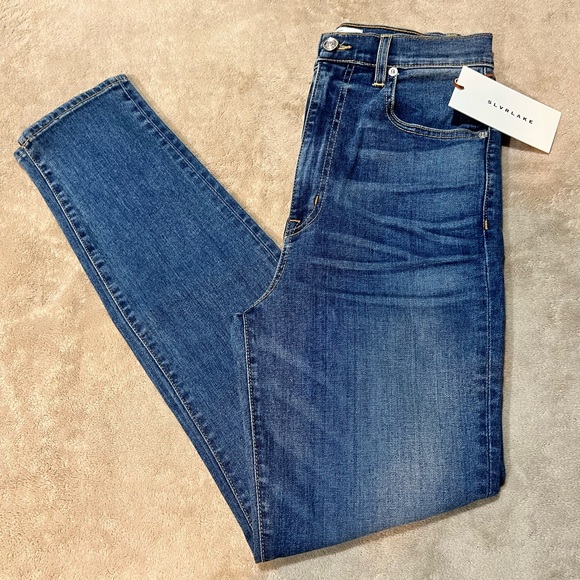 NWT Slverlake Beatnik High-rise Denim Skinny Jeans in Anything Goes, Size 28 - Picture 7 of 15